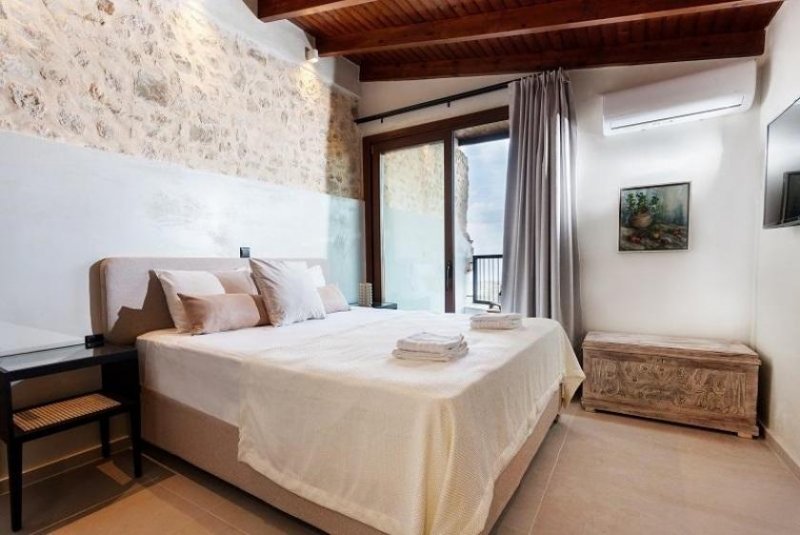 Maroulas Kreta, Maroulas: Einzigartiges Steinhaus mit atemberaubendem Meerblick zu verkaufen Haus kaufen